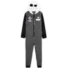 Macacão Infantil Disney em Fleece com Capuz Jack Skellington 9-10 Anos