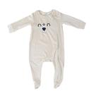 Macacão Infantil Malwee Longo Bordado Creme - 100010