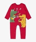 Macacão Infantil Masculino Dino Rovi Kids Vermelho - Rovitex Kids