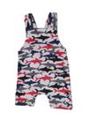 Macacão infantil Masculino Tubarão