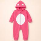 Macacão Infantil Menina em Soft Quentinho com Zíper Fácil