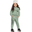 Macacão Infantil Menina Moletom Peluciado Verde Claro - Angerô Macacão Infantil Menina Moletom Peluciado Verde Claro - Angerô