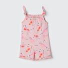 Macacão Infantil Menina Rosa Estampado Toddler - Hering