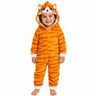 Macacão Infantil Menino Tiptop Fleece Gatinho Amarelo 201201