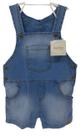Macacão Jardineira Jeans Luxo Infantil Menino Verão 24104