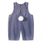 Macacão jeans Twinklesweetie Easter Bunny para criança azul