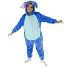 Macacao kigurumi infantil de 9 a 10 anos stitch 10072526