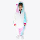 Macacão Kigurumi Infantil Unicórnio Colorido Zonacriativa