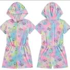 Macacão Kukiê feminino super macio, unicornio com capuz com orelhinhas