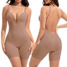 Macacão Leotard Slimers Backless Shapewear com sutiã
