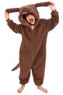 Macacão Loiahoer Kids Teens Brown Poodle Dog Costume S