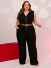 Macacão Longo Alfaiataria Plus Size - REF.9669