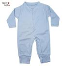 Macacão longo azul hortência - basic apple baby