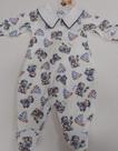 Macacão Longo Bebê Menino Luxo Estampado Lessa Baby B9357 -