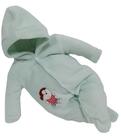 Macacão Longo Plush Bebê Menino Bordado Inverno Capuz 2250 Macacão Longo Plush Bebê Menino Bordado Inverno Capuz 2250