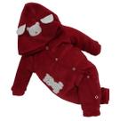Macacão Longo Plush Bebê Menino Inverno Capuz Bordado 2100 Macacão Longo Plush Bebê Menino Inverno Capuz Bordado 2100