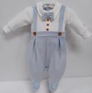 Macacão Longo Plush Bebê Menino Inverno Luxo Lessa Kids 9251