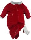 Macacão Longo Plush Luxo Bebê Menino Letut Paraiso Ref 12736