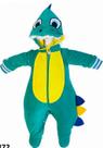 Macacão Longo Plush Luxo Bichinho Jacaré Enxoval Luxo 7872 Macacão Longo Plush Luxo Bichinho Jacaré Enxoval Luxo 7872