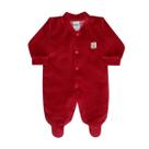 Macacão Longo Unissex Plush Liso Vermelho - Sonho Mágico Tamanho:MCor:Vermelho