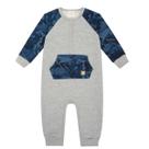 Macacão Luc.Boo Militar Azul Inverno