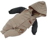 Macacão Luxo Bebê Menino Zafielo Plush Capuz Enxoval Rf 574