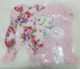 Macacão Luxo Forrado Plush Buckle Bebe Menina Paraiso 10154