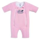 Macacão Mágico para Bebê Microfleece Rosa Pequeno Macacão Mágico para Bebê Microfleece Rosa Pequeno