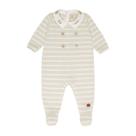 Macacão Manga Longa com Gola Bipartido Masculino Suedine - Little Farm - Mini & Co. Tamanho:P