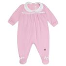 Macacão Manga Longa Mini & Co na Cor Rosa 2843.1270 Macacão Manga Longa Mini & Co na Cor Rosa 2843.1270