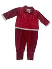 Macacão Manga Longa Plush Vermelho Tamanho M Aconchego
