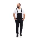 Macacão masculino Jeans Jardineira calça básica suspensório