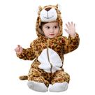 Macacão MICHLEY Winter com capuz de flanela Panda Cosplay 6-12M