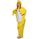 Macacão OLAOLA Yellow Duck para adultos, fantasia de Halloween unissex