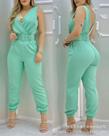 Macacao Pantacourt Thais Plus Size