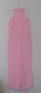 Macacão Pantalona em Crepe Bubble Rosa Tam P ( Veste 38 )
