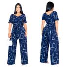 Macacao Pantalona Geometrico Pantacourt Midi Macaquinho Viscolycra Max Saruel Feminino Bolsos Laterais Macacao Pantalona Geometrico Pantacourt Midi Macaquinho Viscolycra Max Saruel Feminino Bolsos Laterais