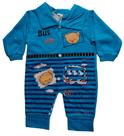 Macacão para Bebê comprido Vira Pe - Menino