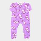 Macacão Pijama Bebê Candy Kids Soft Fleece Unicórnio Feminino Macacão Pijama Bebê Candy Kids Soft Fleece Unicórnio Feminino