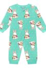Macacão pijama infantil menina coelhinhos kyly em moletom Macacão pijama infantil menina coelhinhos kyly em moletom