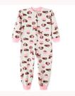 Macacão Pijama Infantil Menina Mescla Preguicinha Pingo Lelê