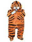 MACACÃO PIJAMA INFANTIL PLUSH 1 À 10 MESES TIP TOP Tigre