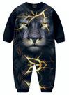 Macacão Pijama Leão de Judá infantil Jesus Gospel tip top BL