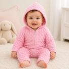 Macacão Pipoquinha Para Bebê Menina Menino Soft Quentinho Frio Inverno Macacão Pipoquinha Para Bebê Menina Menino Soft Quentinho Frio Inverno