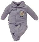Macacão Plush Trabalhado Longo Luxo Bebê Menina Zafielo 565 Macacão Plush Trabalhado Longo Luxo Bebê Menina Zafielo 565