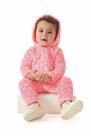 Macacão Poliester com Capuz Menina Inverno Up Baby Poá