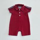 Macacão Polo P/1 Grow Up Vermelho Algodão Egípcio