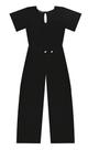 Macacão Preto Feminino Plus Size Secret Glam - Elegante e Confortável Macacão Preto Feminino Plus Size Secret Glam - Elegante e Confortável