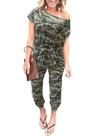 Macacão PRETTYGARDEN Camuflado Ombro a Ombro Médio