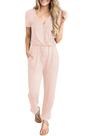 Macacão PRETTYGARDEN Primavera Verão 2025 Bege XL